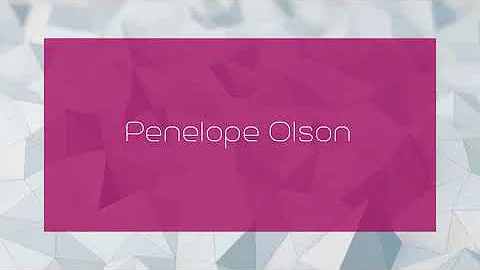 Penelope Olson Photo 8