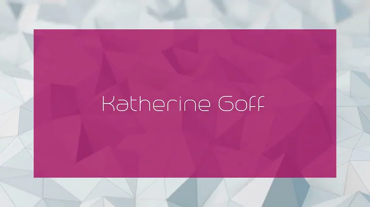Katherine Goff Photo 22