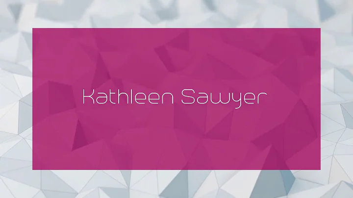 Kathleen Sawyer Photo 33