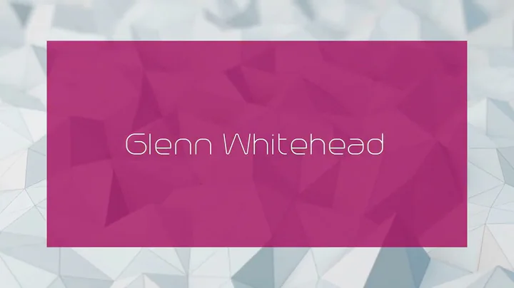 Glenn Whitehead Photo 43