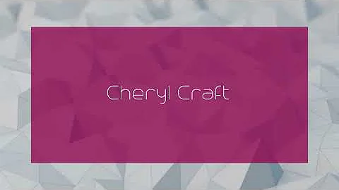 Cheryl Craft Photo 31