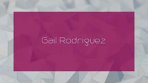 Gail Rodriguez Photo 31