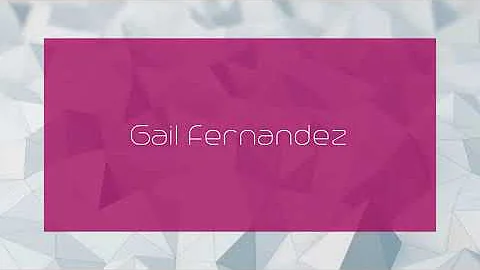 Gail Fernandez Photo 25