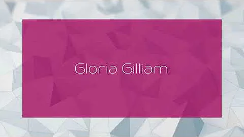 Gloria Gilliam Photo 17