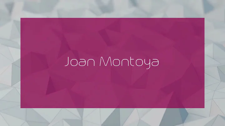 Joan Montoya Photo 26
