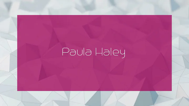 Paula Haley Photo 27