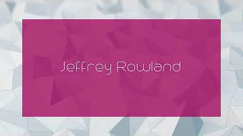 Jeffrey Rowland Photo 31