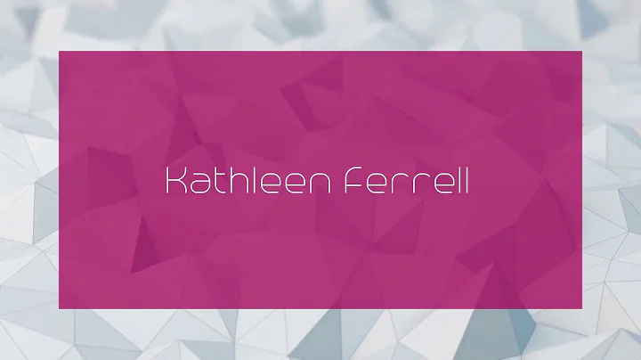 Kathleen Ferrell Photo 28