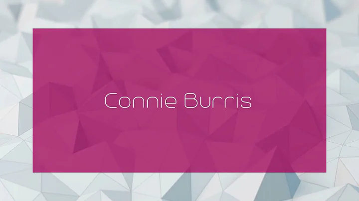 Connie Burris Photo 16