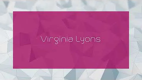 Virginia Lyons Photo 33