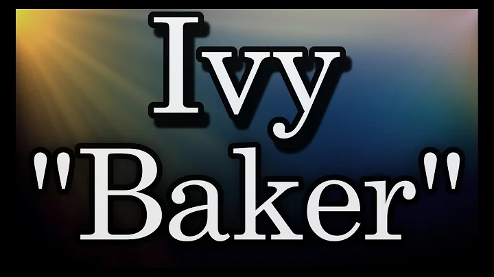Ivy Baker Photo 30