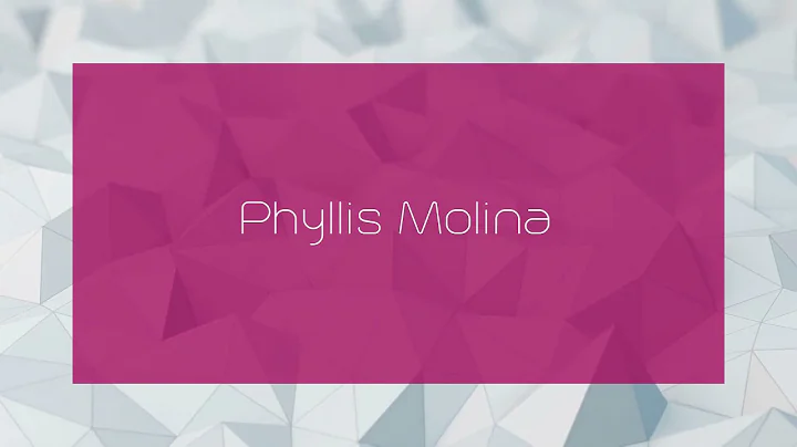 Phyllis Molina Photo 8