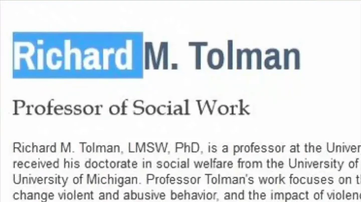 Richard Tolman Photo 12